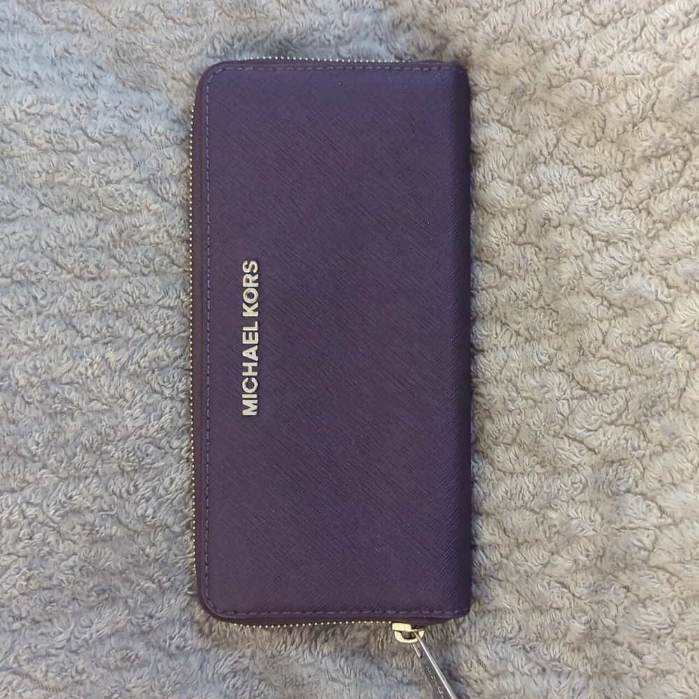 Purple Michael Kors wallet